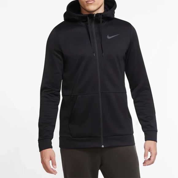 NIKE THERMA DRI-FIT HOODIE FULL-ZIP BLACK. SIZE M - CU6231-010 - Picture 1 of 7